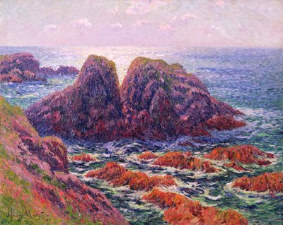 The Sea at Finistere, 1899 by Henry Moret